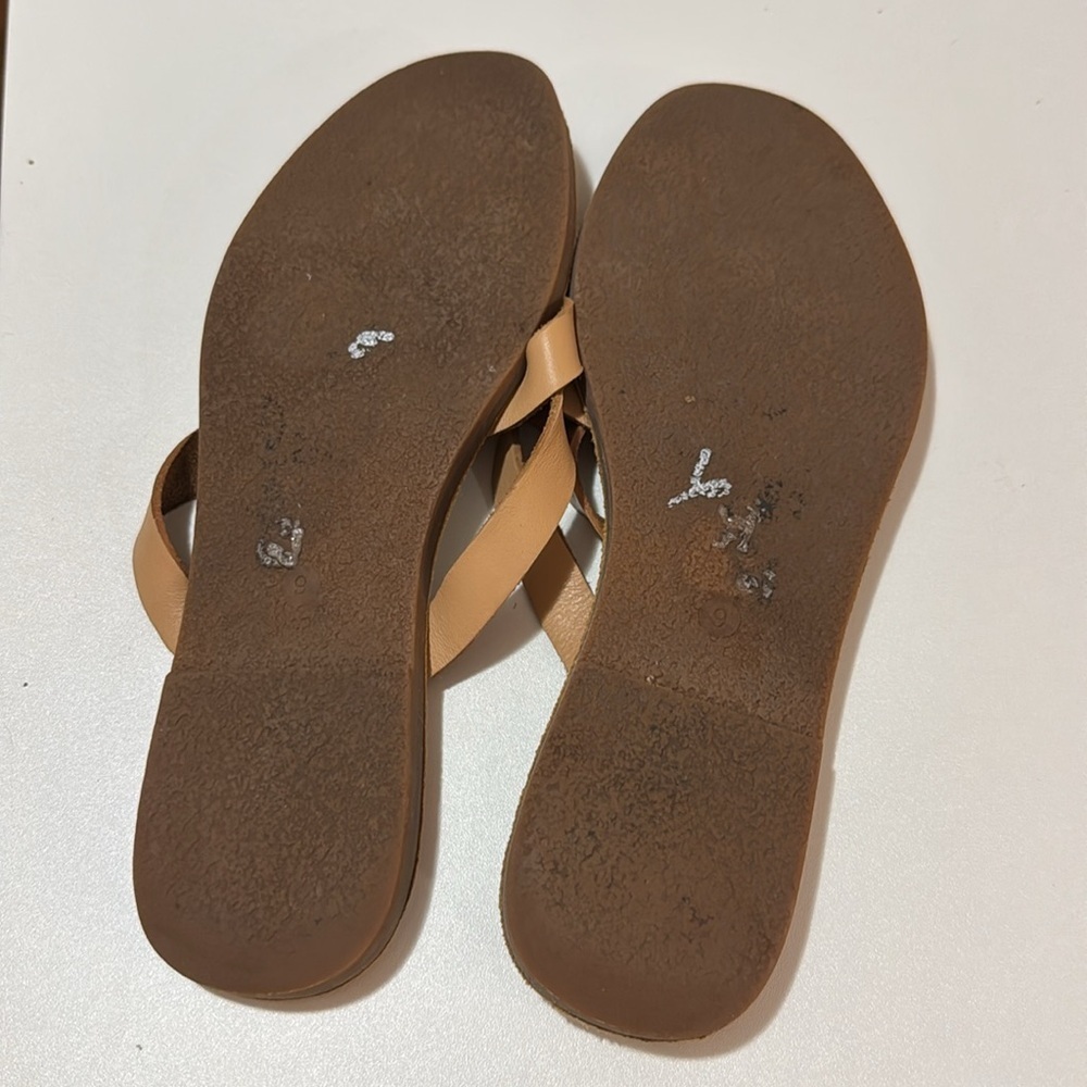 Madewell Boardwalk Brown Leather sandals - Picture 7 of 8